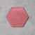 Rhubarb Hexagonal Tile Tiles - Handmade